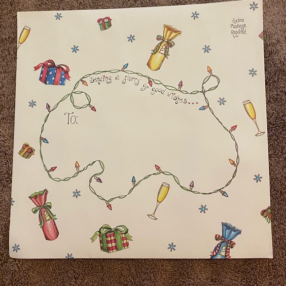 Luxury 25 Oversized Elegant Christmas Holiday Invitations - Picture 3 of 7